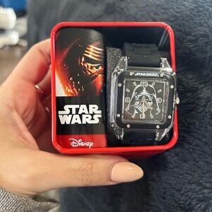 Disney Red Retail Tin with Barcode Label